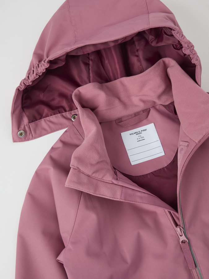 Hazy, waterproof shell jacket