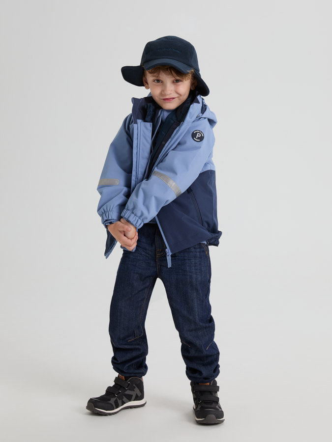 Hazy, waterproof shell jacket