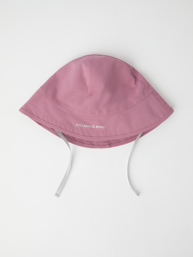 Solid color waterproof rain hat
