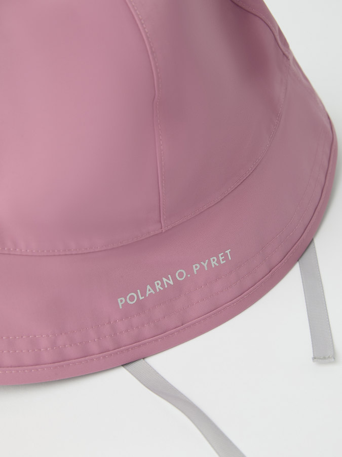 Solid color waterproof rain hat