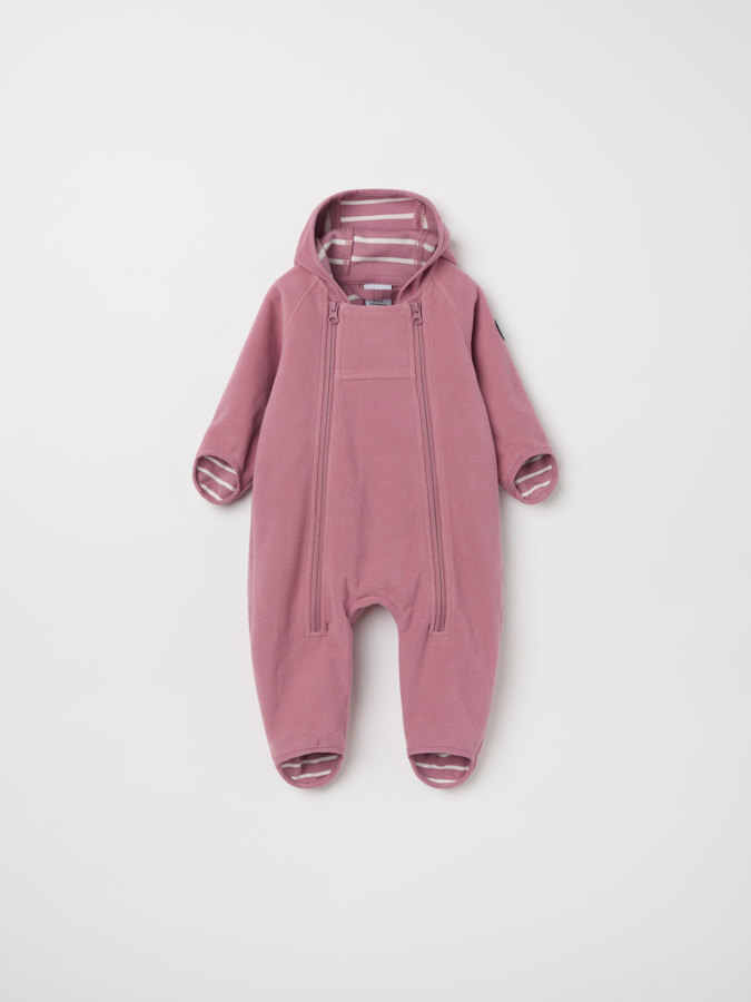 Solid color, windproof fleece all-in-one