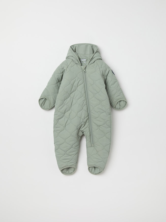 Solid color, lightly padded, windproof all-in-one
