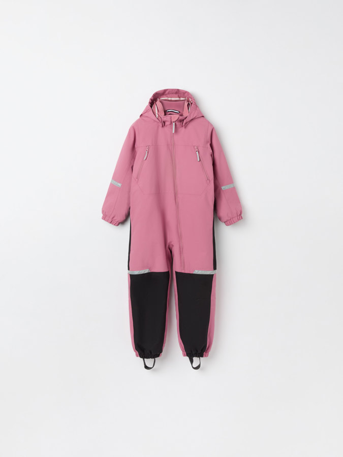 Waterproof, lined puddle suit