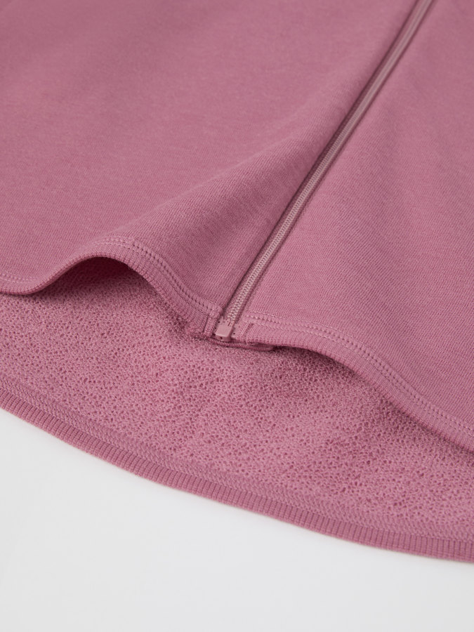Jacket in merino wool terry