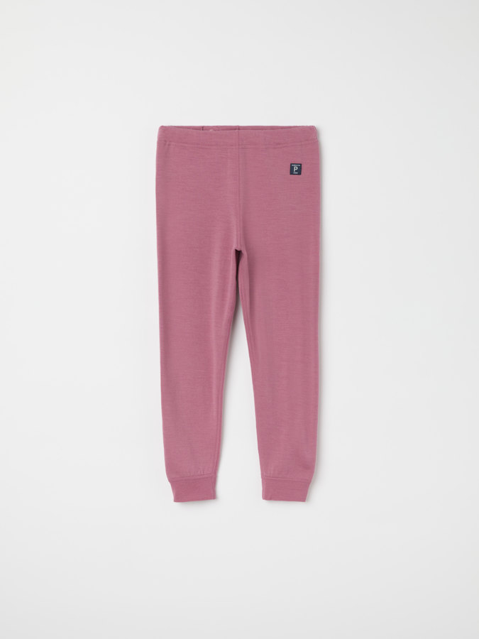 Pants in merino wool terry