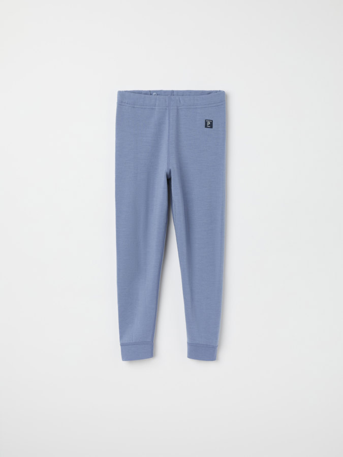 Pants in merino wool terry