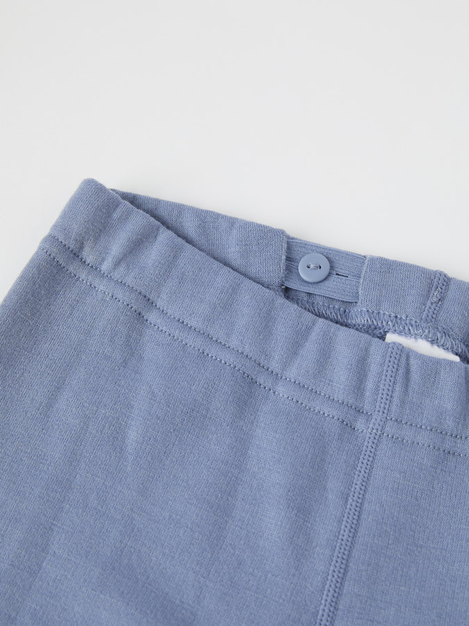 Pants in merino wool terry