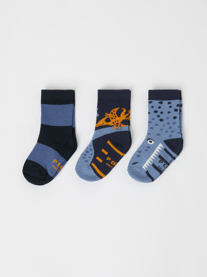 3-pack of print socks