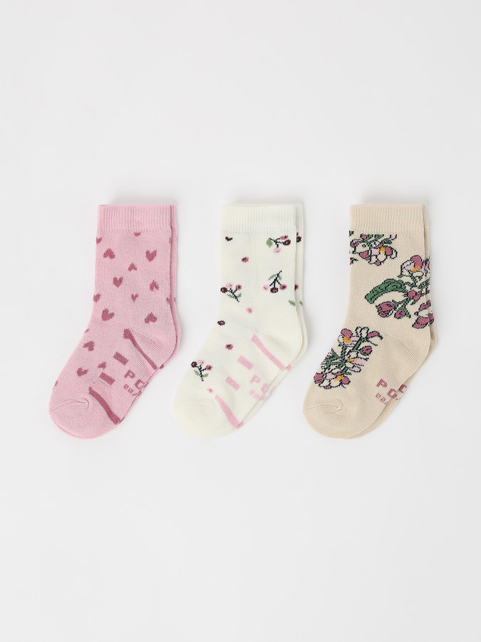 3-pack of print socks