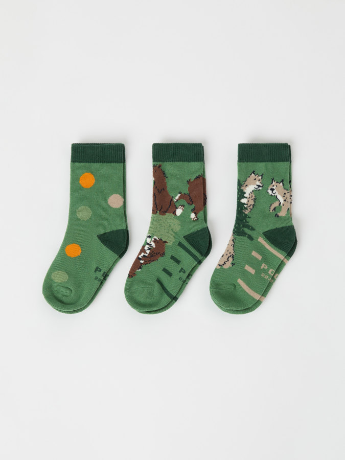 3-pack of print socks