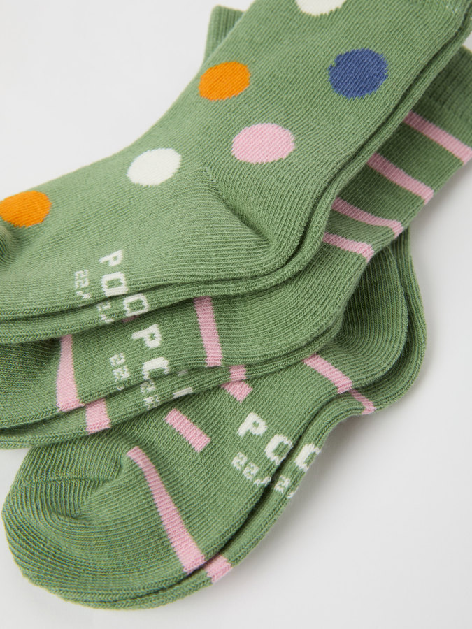 3-pack of print socks