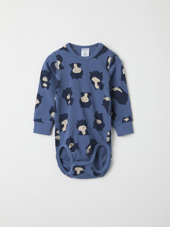 babygrow with bear print