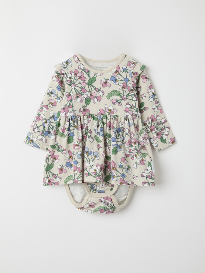 Floral babygrow dress