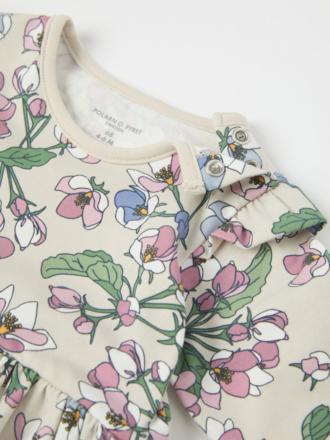 Floral babygrow dress