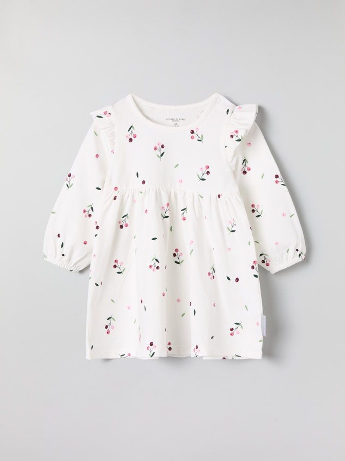 Floral dress with ruffles