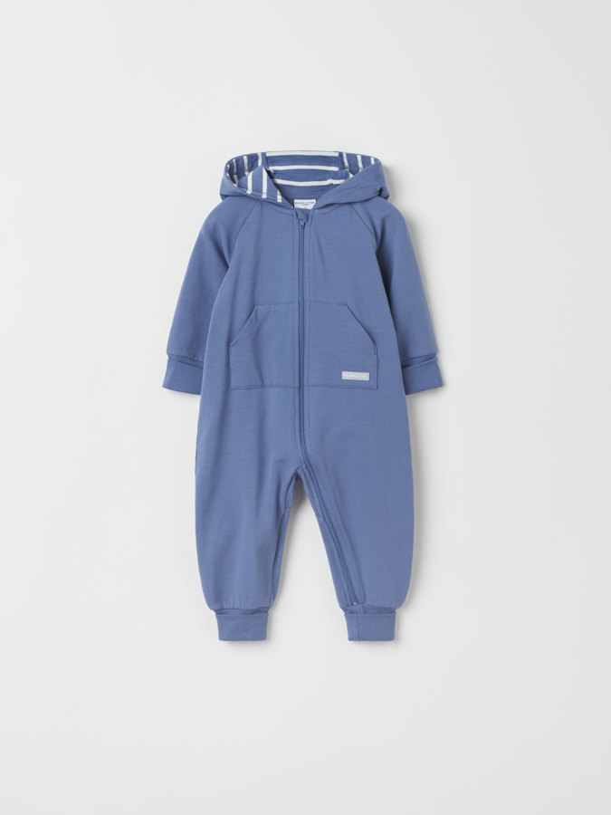 Sweatshirt onesie with hood