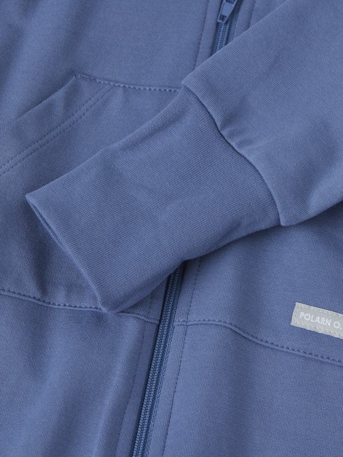 Sweatshirt onesie with hood
