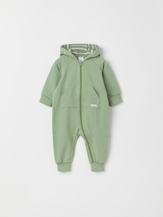 Sweatshirt onesie with hood