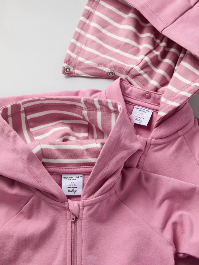 Sweatshirt overall with hood Sweatshirt overall with hood