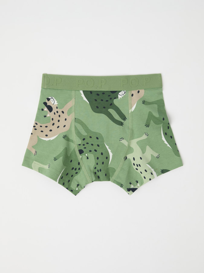 Boxers with lynx print