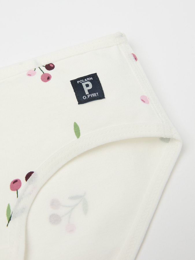 Brief with small floral print