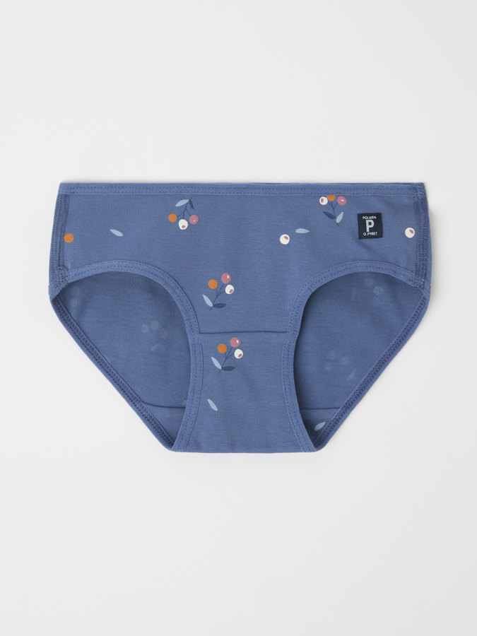 Brief with small floral print
