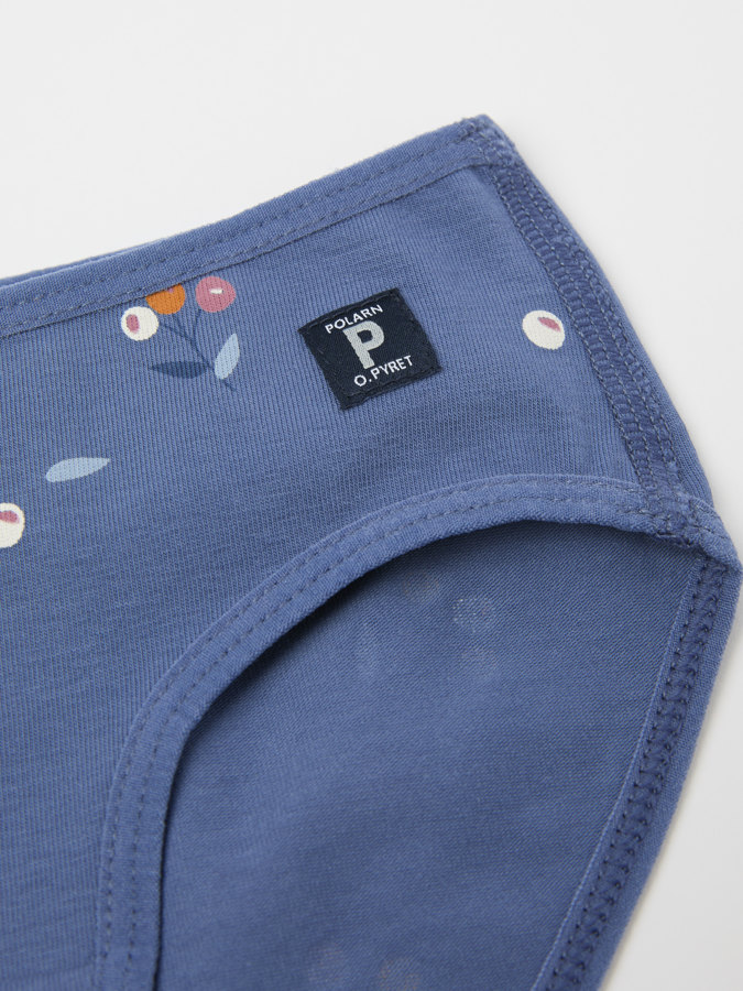 Brief with small floral print
