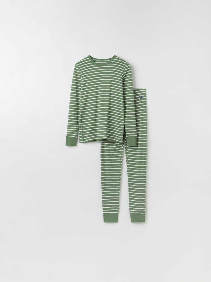 Striped set with top and knickers for adult