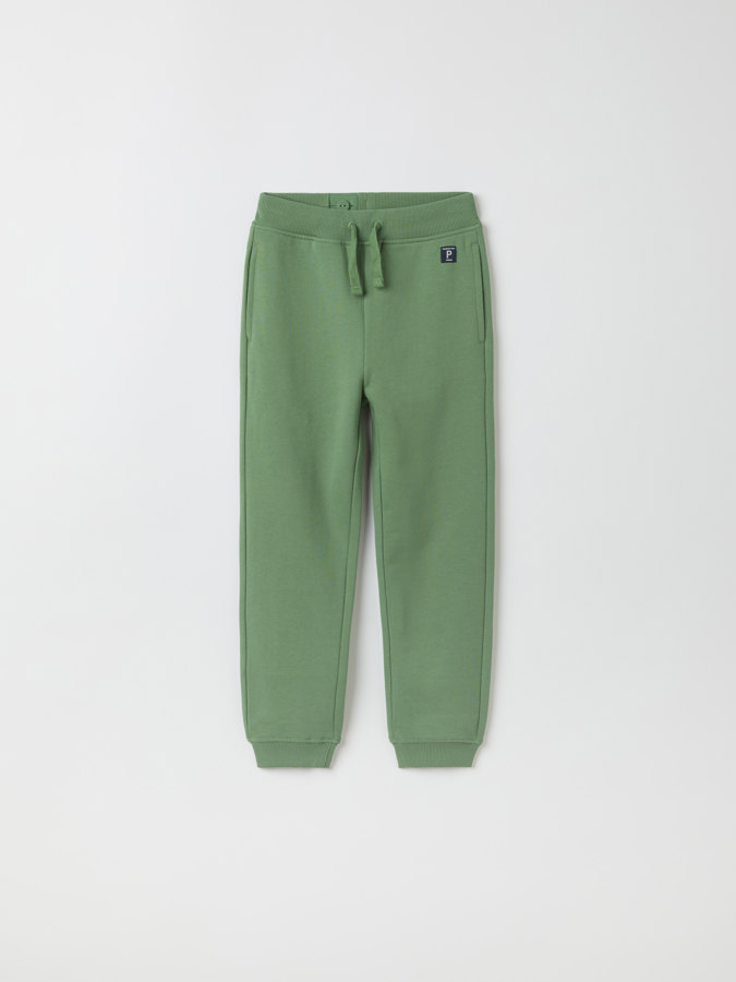 Solid color sweatpants with pockets