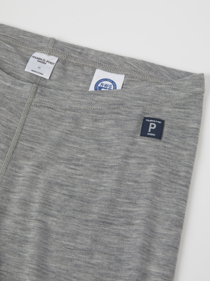 Long johns in merino wool for adult