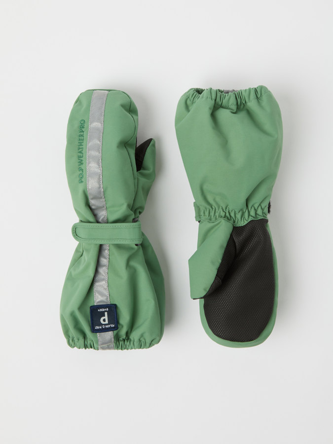 Waterproof padded mittens