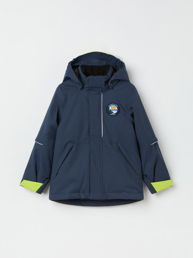 Waterproof padded ski jacket