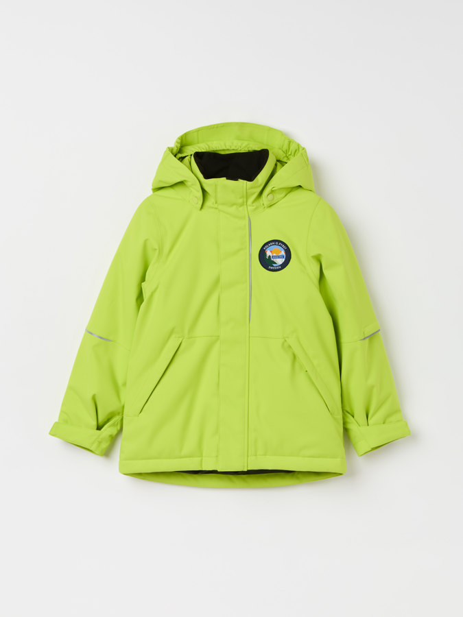 Waterproof padded ski jacket