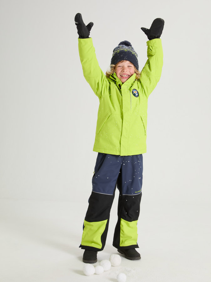 Waterproof padded ski jacket