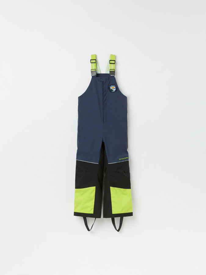 Waterproof padded ski pants