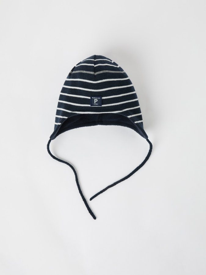 Beanie wool blend fleece lining