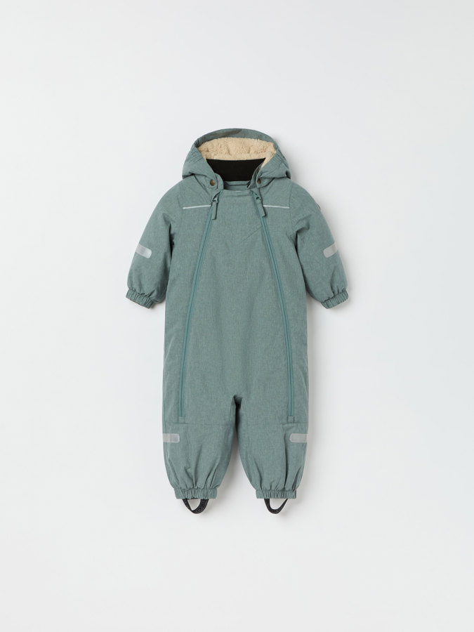 Waterproof padded overall with pile lining