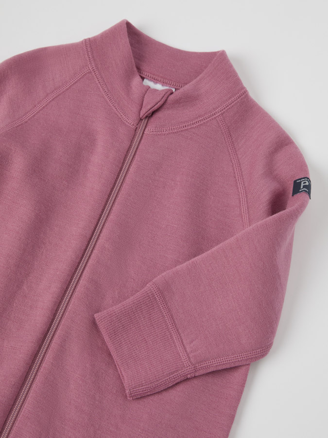 All-in-one in merino wool terry