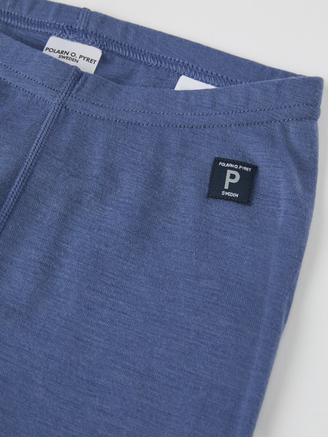 Solid color long johns in merino wool