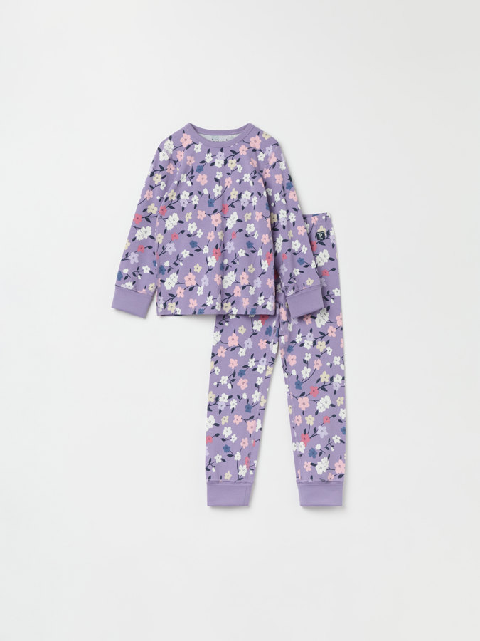Floral pajamas