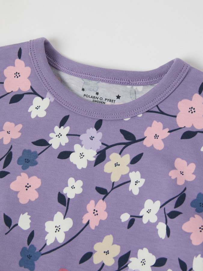 Floral pajamas