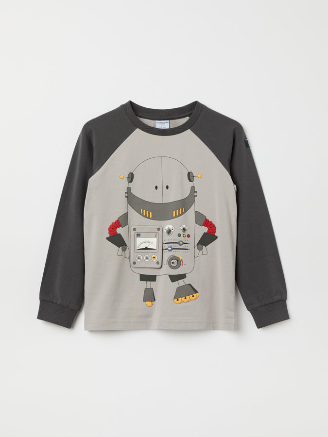 Robot long-sleeve top