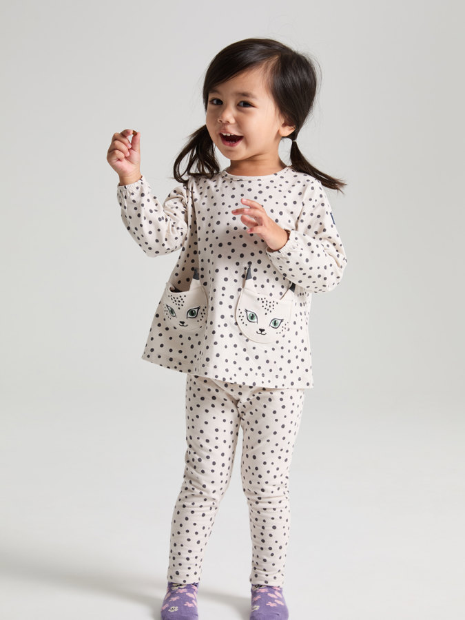 Floral long-sleeve top