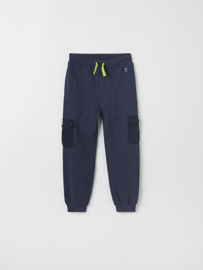Sweattrousers with cargo pockets