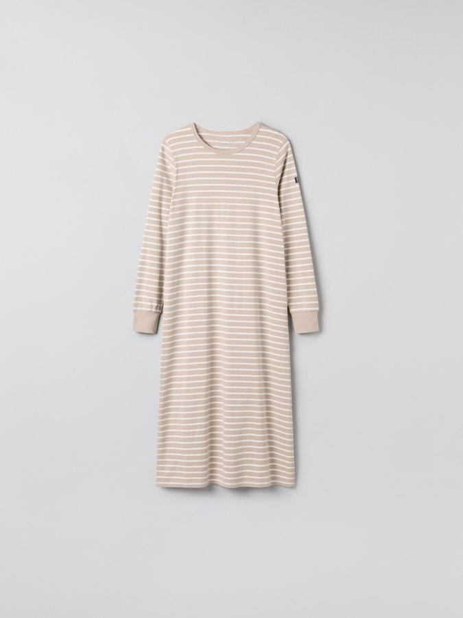 Striped adult nightgown