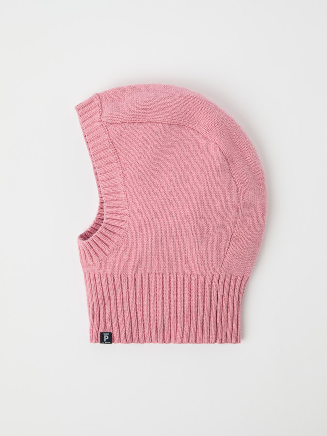 Knitted balaclava wool blend