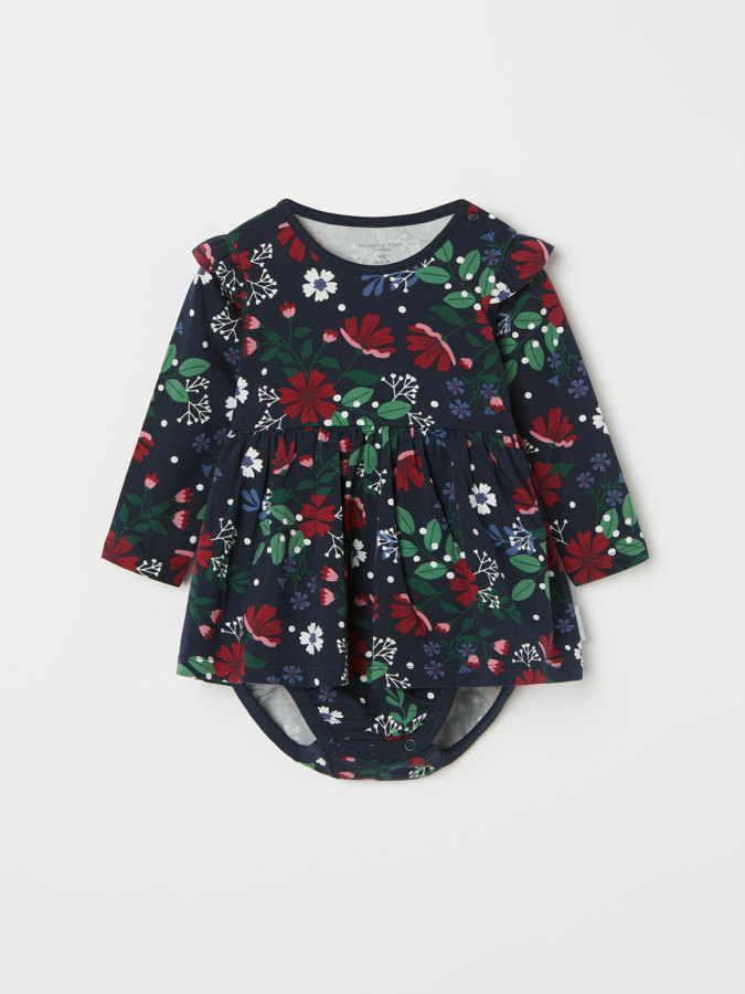 Floral babygrow dress