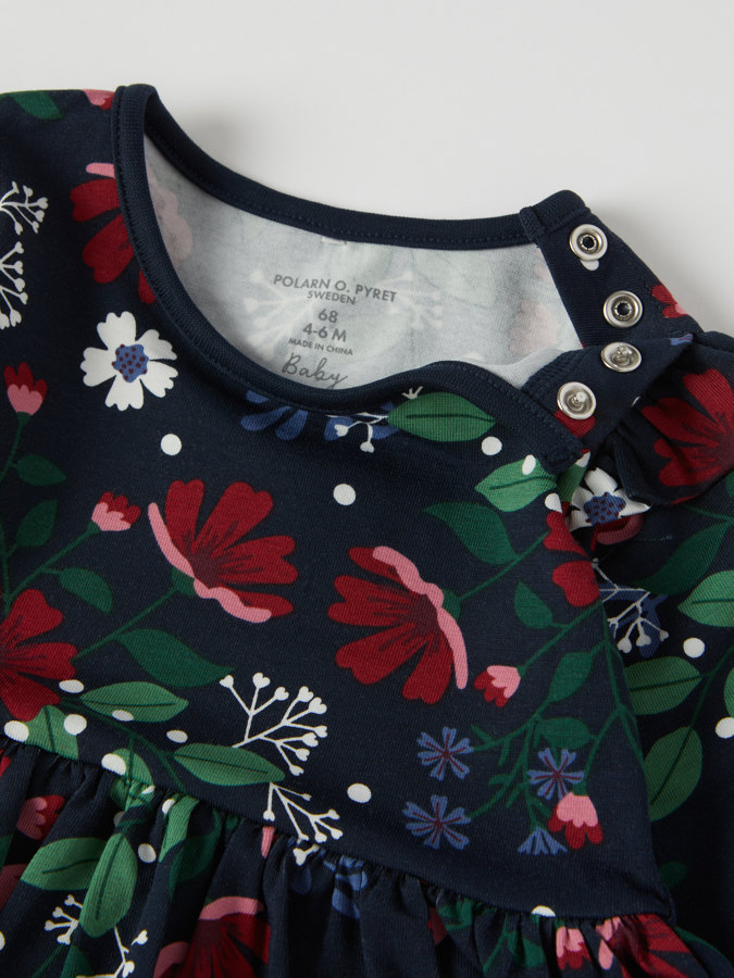 Floral babygrow dress