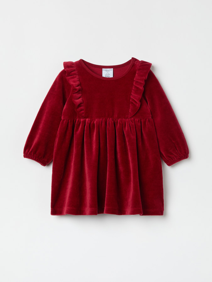 Dress with ruffles