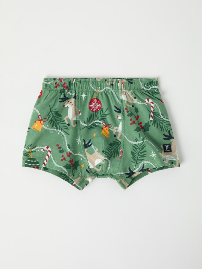 boxer shortss with Christmas print boxer shortss with Christmas print